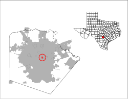 Location of Olmos Park, Texas