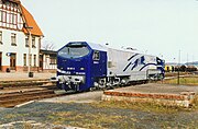 Prototyp 250 001 im Bahnhof Vacha (November 1997)