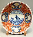 Bol. Une tempête sur la mer. Porcelaine d'Arita, Imari, XVIIe – XVIIIe siècle. Époque d'Edo. Musée national de Tokyo.