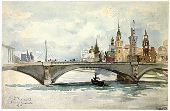 Le pont de l'Alma, Exposition universelle de 1900 (1900), musée Carnavalet.