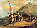 Jan van Riebeeck arrive à Table Bay en avril 1652]]