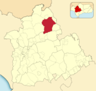 Расположение муниципалитета Константина на карте провинции