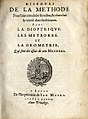 Exemple de ↀ composé à l’aide des symboles ‹ ⅽⅠↄ › dans le Discours de la méthode de Descartes publié en 1637.