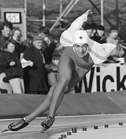 Gaétan Boucher på isovalen 1982.