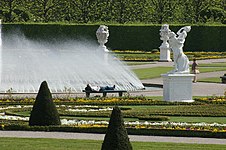 Fuente en el Herrenhausen - Großer Garten.
