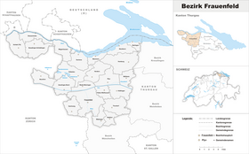 Localisation de District de Frauenfeld