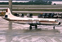 Lockheed L-188 Electra de Líneas Aéreas Paraguayas (1984)