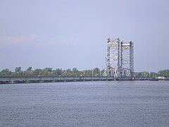 Pont Larocque entre Saint-Stanislas-de-Kostka et Salaberry-de-Valleyfield.