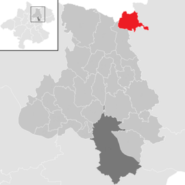 Poloha obce Reichenthal v okrese Urfahr-okolie (klikacia mapa)