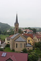 Ostseite der Pfarrkirche