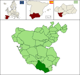 Localisation de Tarifa