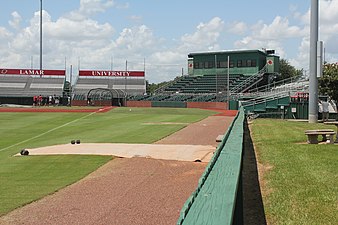 Vincent-Beck Stadium grandstands.