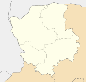 Іваничі. Карта розташування: Волинська область