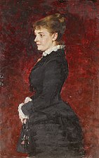 Lady in a Black Dress (1882)