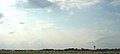 The airport skyline, as seen from the southeast side