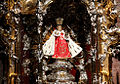 The famous Child Jesus of Prague statue located in the church