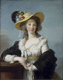 Yolande de Polastron, duchessa de Polignac (1789). Castello di Versailles, Versailles.