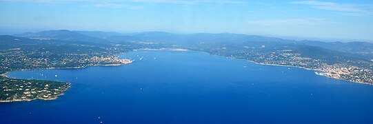 Golfe de Saint-Tropez (vue aérienne).