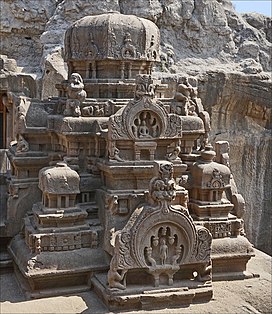 Shikhara of Indra Sabha at Ellora.