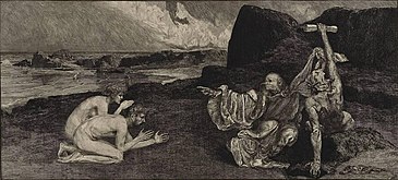 Intermezzo, da série A Love , Opus X, no. 6 (1887), gravura com gravura e água-tinta, 19,1 x 42 cm., Museu de Belas Artes, Houston