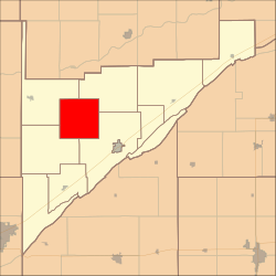 Location in Merrick County