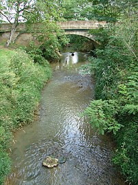 Cours de la rivière Bouès à Marciac.