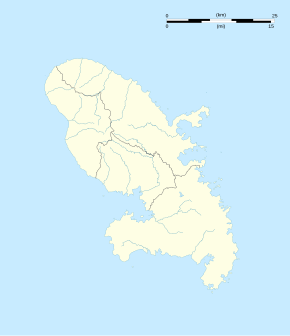 Сен-Пьер на карте