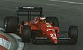 Michele Alboreto 1988 Kanada Grand Prix'sinde F1/87/88C ile.
