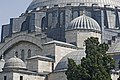 Suleymaniye Mosque domes from outside