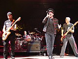 U2 performing at Madison Square Garden in New York City, United States, dated November 2005