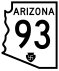 1956 SR 93 route marker