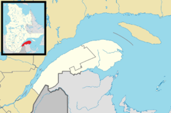 Shigawake is located in Eastern Quebec