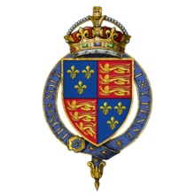 Henry VI coat of arms used between 1422-1460, 1470-1471.
