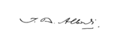 signature de Juan Bautista Alberdi