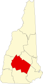 Merrimack County map