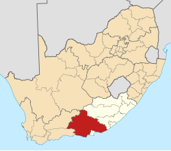 Location in the Eastern Cape