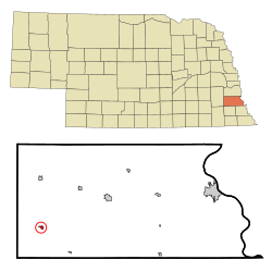 Location of Douglas, Nebraska