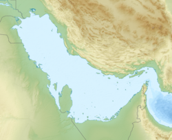 دبی در خلیج فارس واقع شده