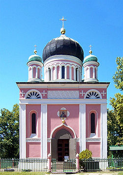 Die Alexander-Newski-gedenkkerk in Potsdam