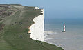 Image 3Looking towards the cliffs and lighthouse from the west near Birling Gap. (from Beachy Head)