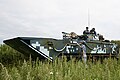 2015年，與俄軍聯合演習的ZBD-05兩棲步兵戰車