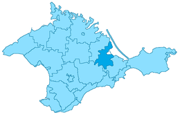 Distretto di Sovetskij Distretto di Sovets'kyj – Mappa