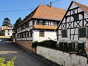 Fermes alsaciennes, 1 et 3 Grande-Rue de l'église.