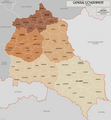 1941年八月波兰总督府所管辖的地域（摘自纳粹德国行政区划）