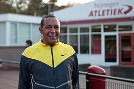 Getaneh Tessema geeft een clinic op 13 april 2011 in Nijmegen