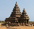 Mahabalipuram. Le temple du Rivage, fin VIIe ou début VIIIe siècle.