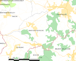 Saint-Igny-de-Roche – Mappa