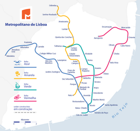 Anjos está localizado em: Metro de Lisboa