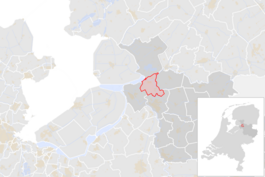 Locatie van de gemeente Zwartewaterland (gemeentegrenzen CBS 2016)