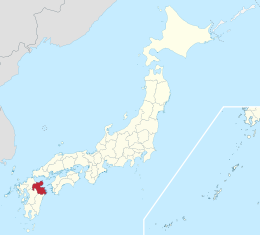 Prefettura di Ōita – Localizzazione